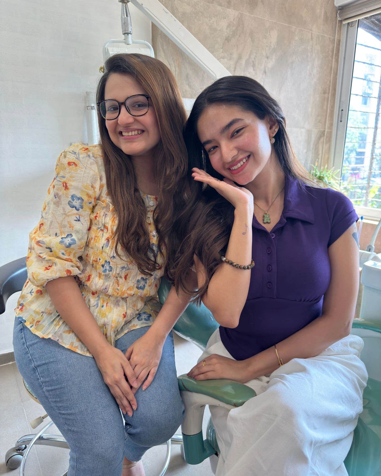 Anushka Sen with Dr. Kshama Chandan