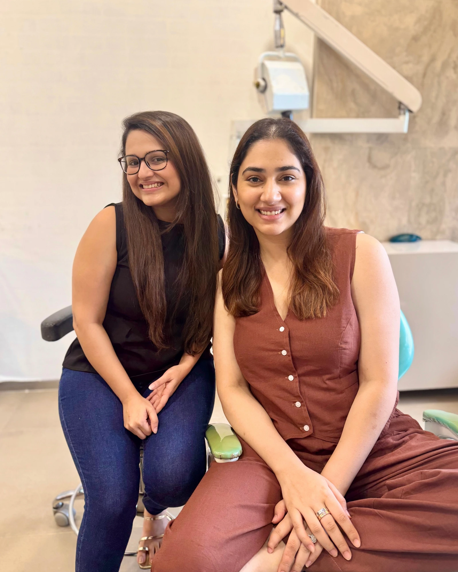 Disha Parmar with Dr. Kshama Chandan