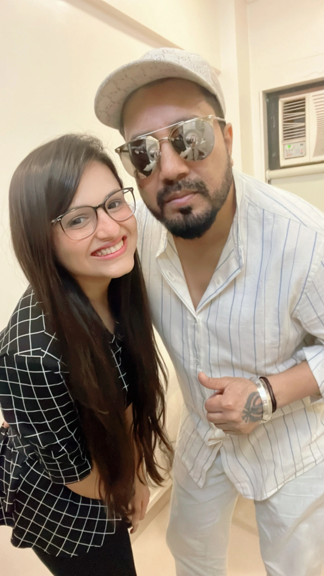 Mika Singh with Dr. Kshama Chandan